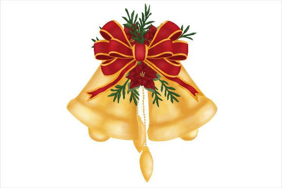Download Golden Christmas Bells Decoration - Christmas bells Collection